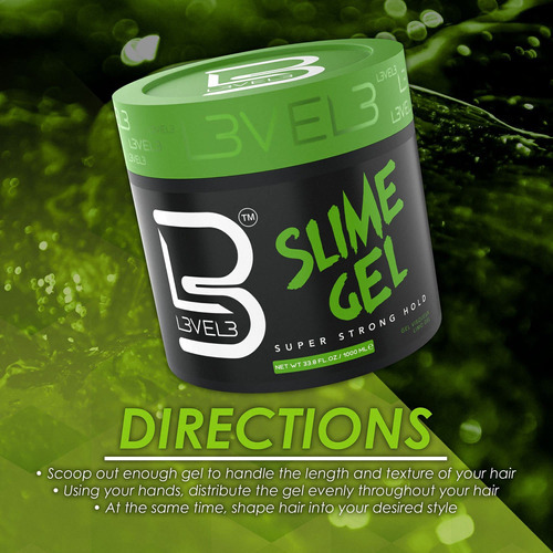 L3 Gel De Slime De Nivel 3, Gel De Peinado De Control Fuerte