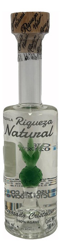 Tequila Riqueza Natural Reposado Cristalino Piña 100 Ml