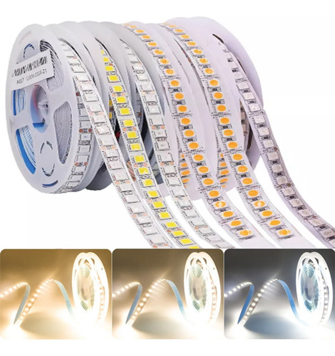 Cinta Led Para Perfil 24v 3000k 4000k 6000k 240 Led 5 Metros