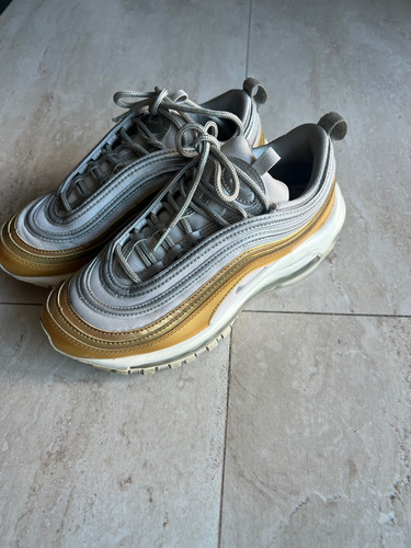 Zapatillas Air Max 97 Metallic Gold. Originales. Usadas (Usado)