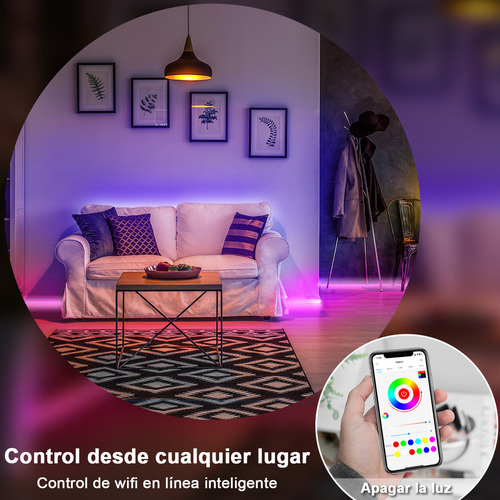 . . Tira De Luces Cozylady Led Wifi 30m Rgb Alexa Luces Led