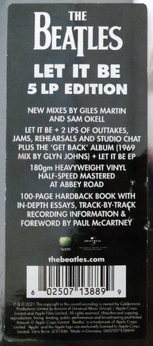 The Beatles - Let It Be Import Cerrado Lp
