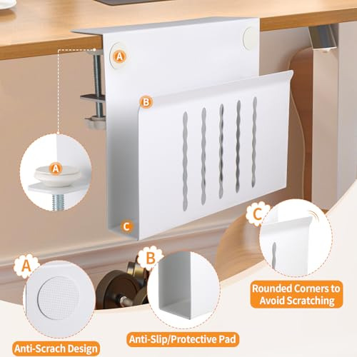Almacenamiento Lateral De Escritorio Porta Portátil Debajo D