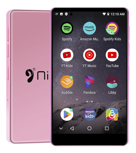 Reproductor Mp3 Nine De 80 Gb Con Bluetooth, Wifi, Spotify,