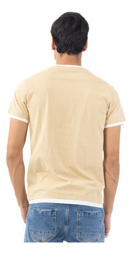 Playera 100% De Algodón Para Hombre Quarry Cuello Redondo