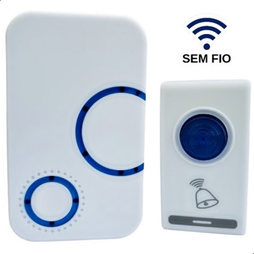 Campainha Residencial De Tomada Wireless Sem Fio 32 Toques