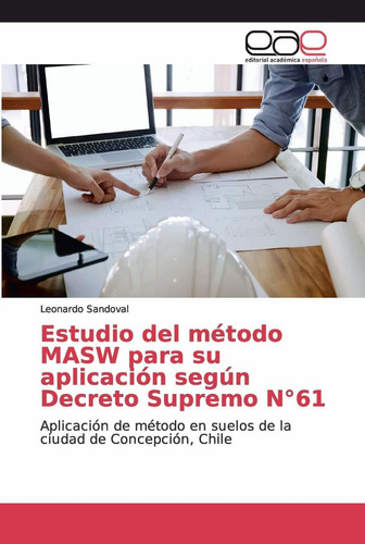 Libro Estudio Del Método Masw Para Su Aplicación Según  Lcm6