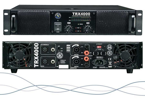 Topp Pro Trx 4000 Amplificador De Potencia 2100w