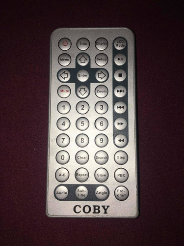 Control Remoto Coby Tf-dvd5000