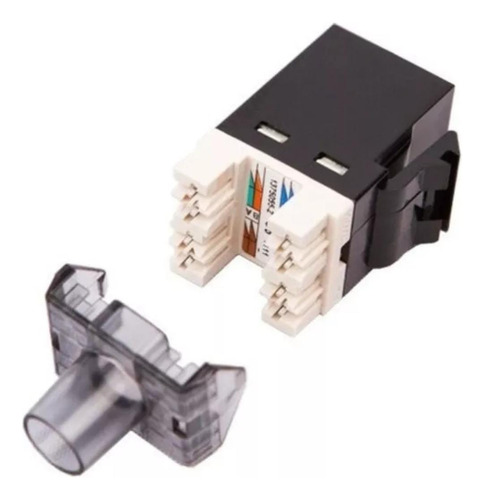 Jack Amp Cat-6 Sl Ficha Rj45 Sl Cat 6 Conector Hembra Amp