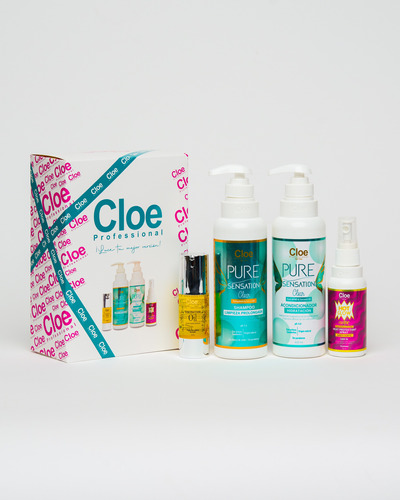 Cloe Pack Clear Shampoo,acond,termo Protector Y Aceite