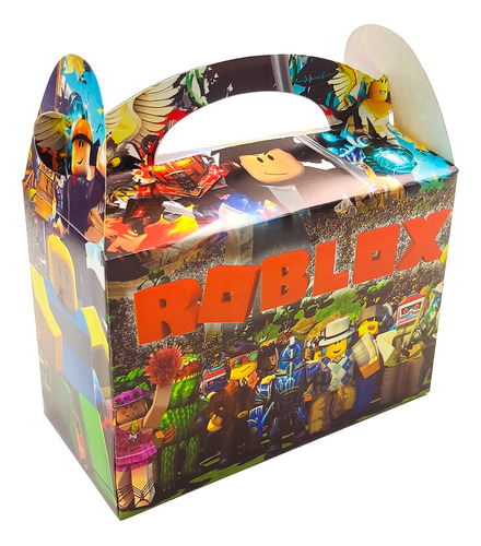 Caja Cajita Feliz Sorpresa X12 Unidades Roblox Juego Bloques