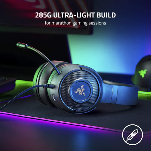 Imagen 2 de 7 de Auriculares Gamer Razer Kraken V3 X Usb Rgb 7.1 Pc Ps4