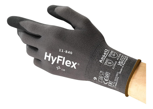 Ansell 11840 Guantes Industriales De Nylon Spandex Resi...