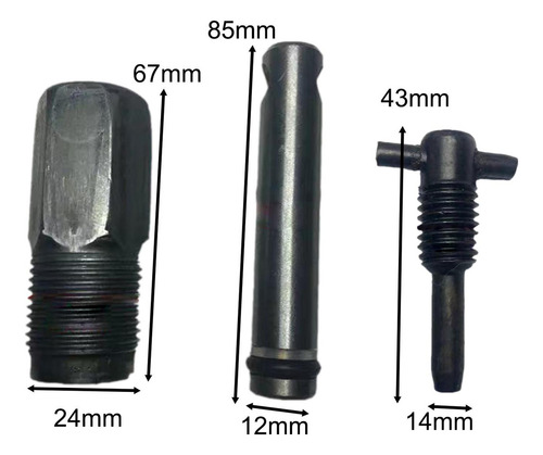 Bomba Hidráulica Vertical Para Automóviles, Longitud 67mm