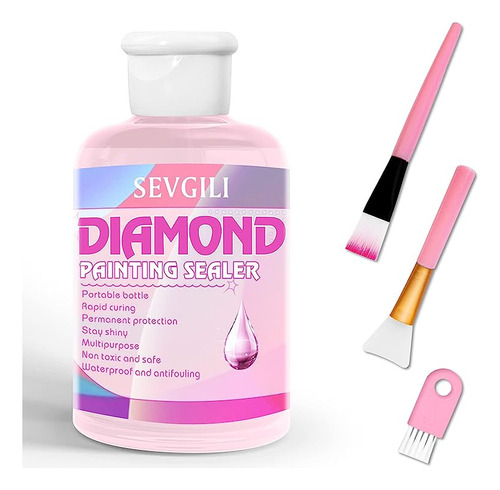 Kits Sellador Diamante 4 1 Fl Oz Con Pinceles Sellador Arte