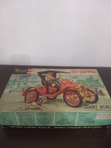 Antiguo Revell Auto 1910 Maxwell Primer Modelo Revell ! 1961 (Usado)
