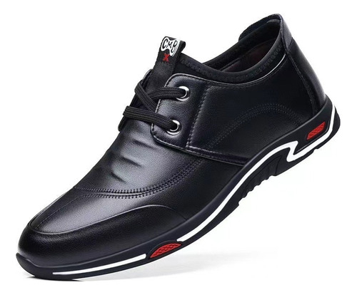 Zapatos Oxford Transpirables De Cuero Para Hombres Casuales