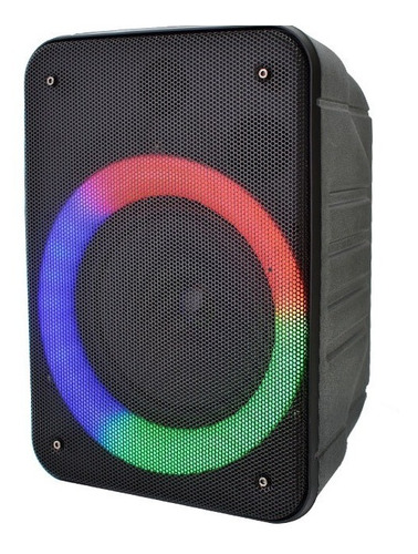 Bocina Bluetooth 6.5 Pulgadas Con Micrófono Luz Led 