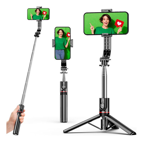 ~? Trípode Portátil De 44 Pulgadas Selfie Stick Phone Con So