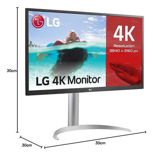 Monitor LG 27 27up550-w Ips 4k Uhd Hdmi Displayport