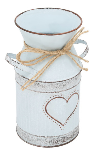 Jarrón Vintage Con Diseño Único En Forma De Corazón Y Cuerda