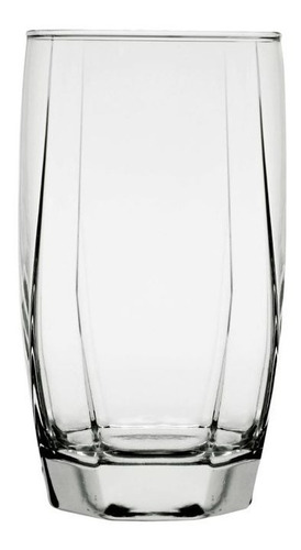 Juego Set X 6 Vasos De Vidrio Trago Largo Nadir Capri 410 Ml