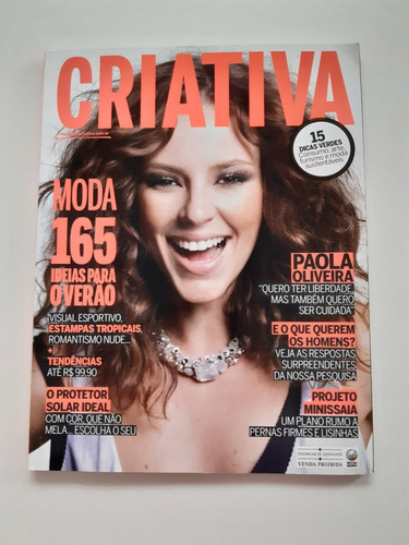 Revista Criativa Paola Oliveira Emma Watson  H33