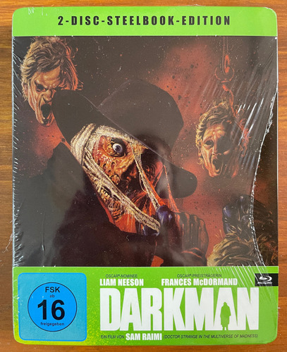 Bluray Steelbook Darkman A Vingança Sem Rosto - Liam Neeson