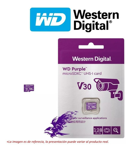 Memoria Sd 128gb Micro Purple Especializada Videovigilancia