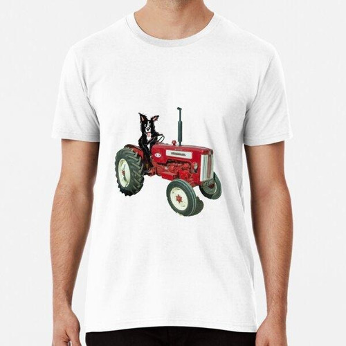 Remera Tractor Perro Pastor Algodon Premium 