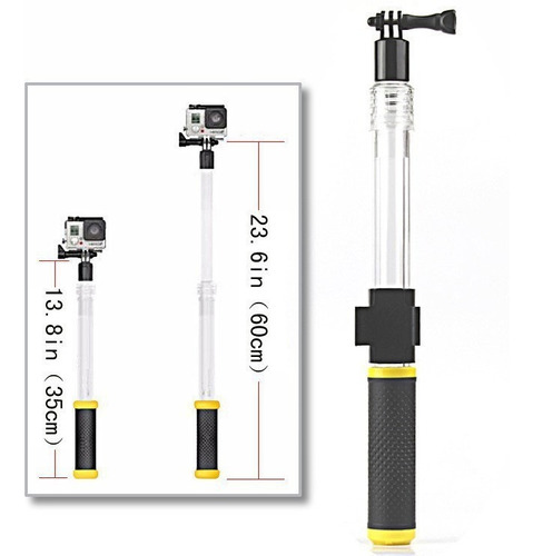 Bastão Flutuante Extensível Para Gopro, Osmo Action, Sjcam