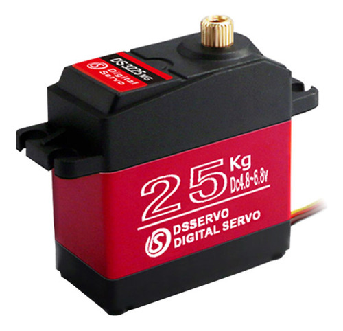 Servo Digital Rc De 25 Kg Para VehĂculos 1/8 270 Grados