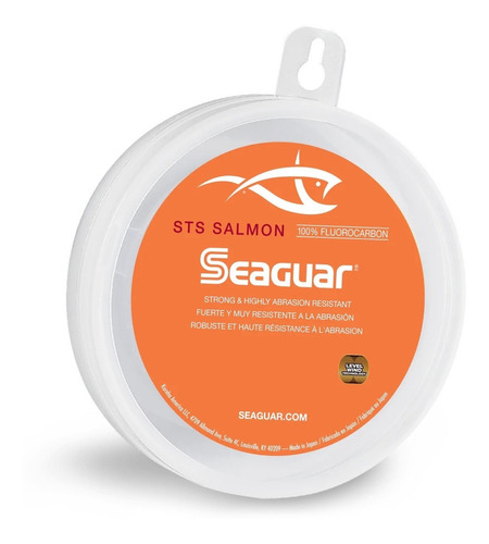 Linha Leader Fluorocarbon Seaguar Salmon 40lb 0.57mm 91.6m