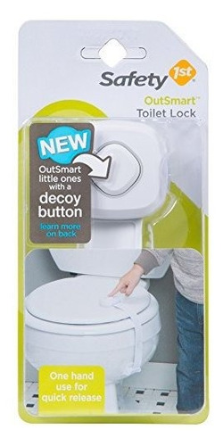 Seguridad 1st Outsmart Toilet Lock Blanco