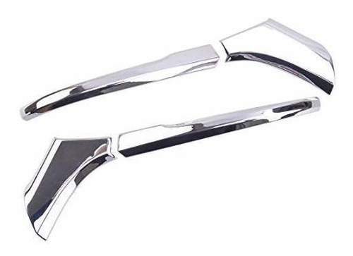 Espejo - Beler 4pcs Abs Chrome Rearview Mirror Cover Trim St