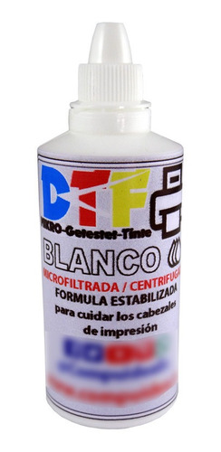 Tinta Blanca White Akira Dtf 75 Ml Mikro-getestet Para Epson