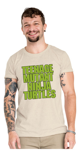 Polera Tortugas Ninja Tmnt Cartoon Algodón Orgánico Wiwi