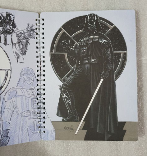 Mark Brooks Little Book White Sketchbook Autografiado Conque