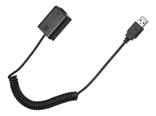 Imagem 9 de 9 de Andoer 5v Usb Np-fw50 Dummy Bateria Pack Adaptador De Acopla