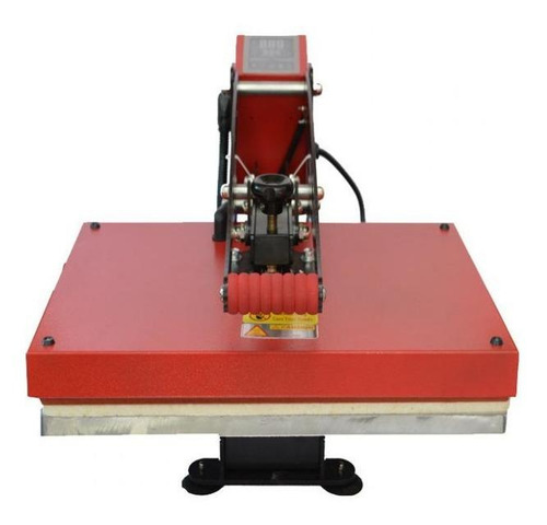 Imagen 2 de 3 de Plancha sublimadora manual TLP 40x60 roja y negra 110V
