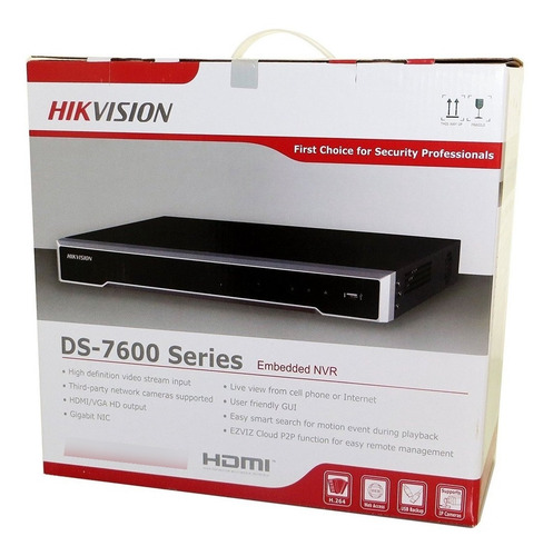 Imagen 6 de 10 de Nvr Ip Hikvision 8ch 1080p Full Hd Cctv Hdmi + Vga Audio