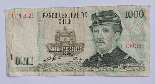 Billete De Mil Pesos Año 2009