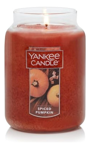 Yankee Candle Com Aroma De Abóbora Temperada, Clássico De 22