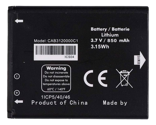 Bateria Alcatel Ot880 Nueva Tienda Garantia Servicio Tecnico