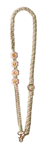 Cordones Para Teléfono, Bolso Cruzado De Macramé Rosa