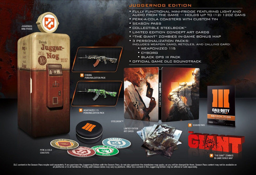 Call Of Duty: Black Ops Iii 3 Juggernog Edition Ps4