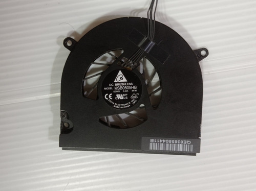 Ventilador Laptop Macbook A1278 2009 Al 2012 N/p Ksb0505hb