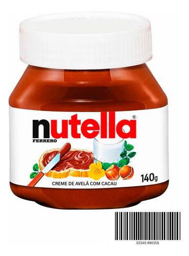 Sabor Intenso De Avellana 140gr Us Nutella