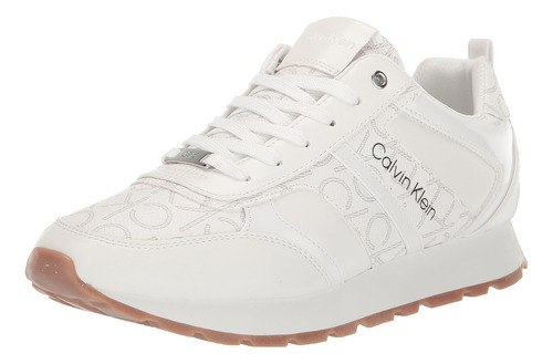 Tenis Calvin Klein Originales Mujer Comodos Casual Blanco 6